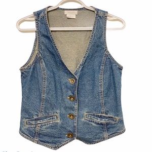 Van Heusen Size Small Denim Jean Vest